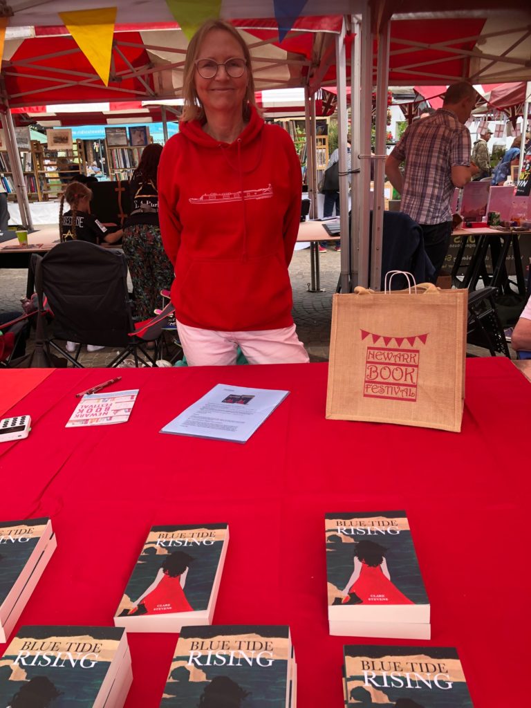 Author Clare Stevens at Newark Book Festival